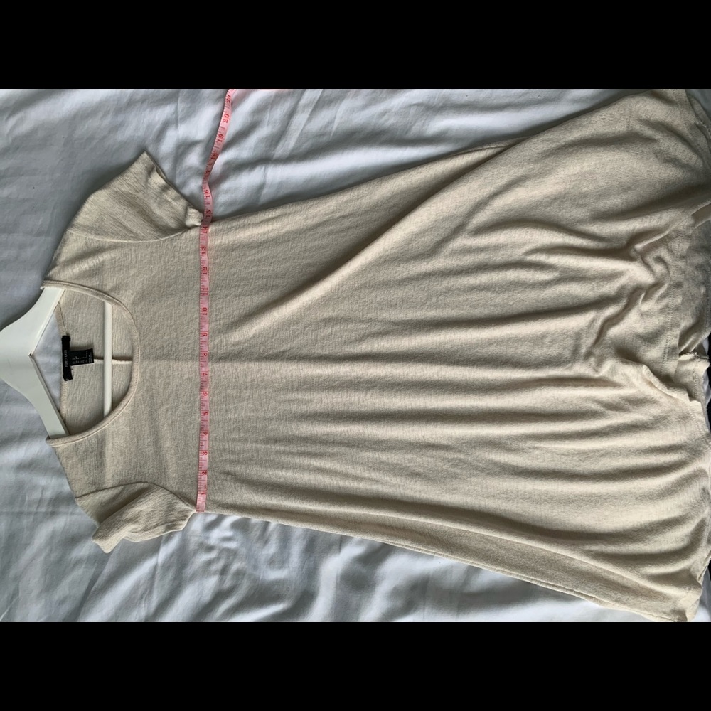 F21 Babydoll Style Cream Shirt